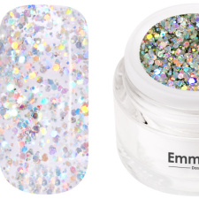 70267 Emmi Nail Glitter Gel Silver Rainbow 5ml -F270-